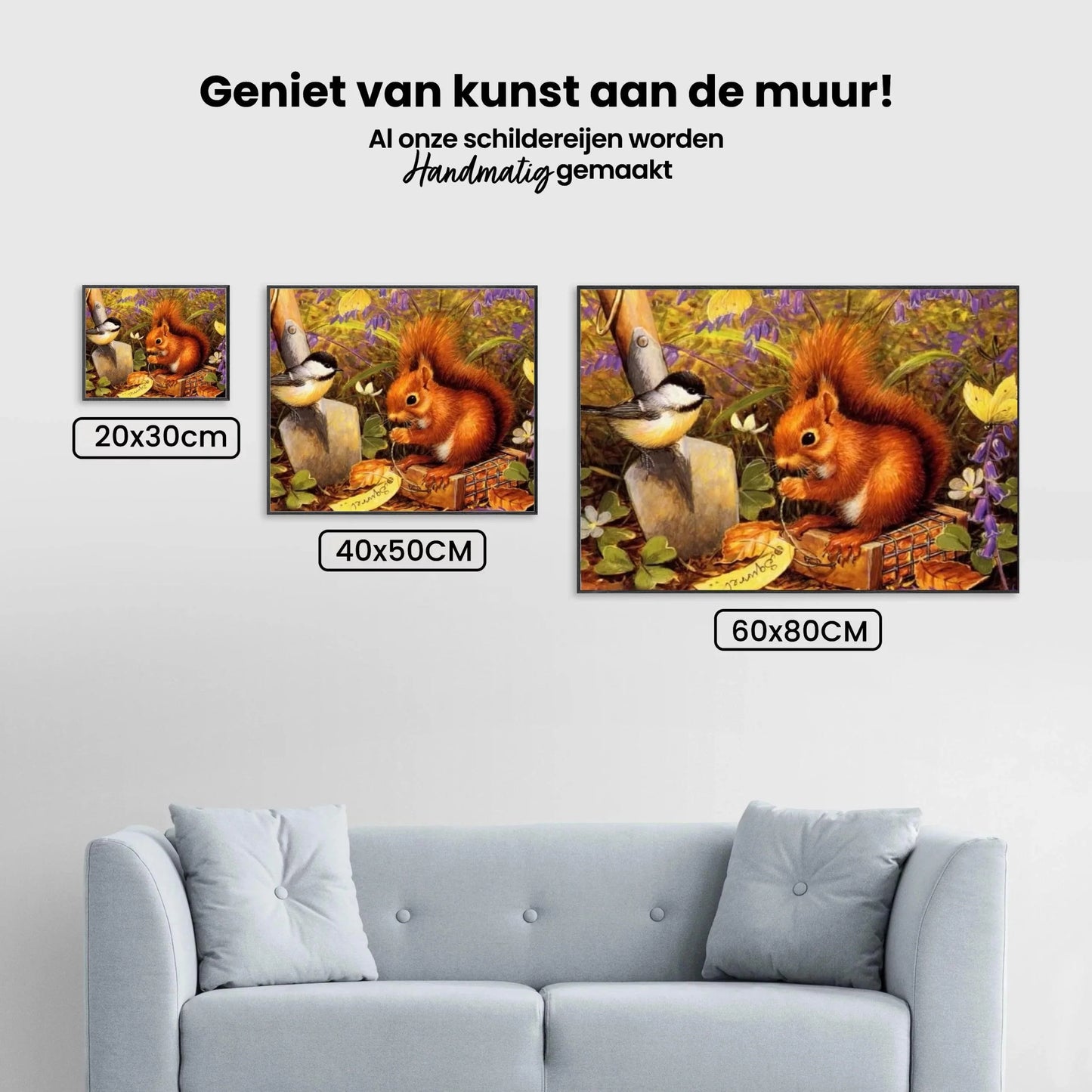 Diamond Painting Wiewiórka z ptakiem - SEOS Shop ®