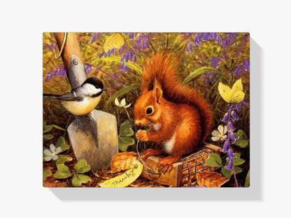 Diamond Painting Wiewiórka z ptakiem - SEOS Shop ®