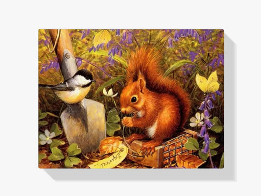 Diamond Painting Wiewiórka z ptakiem - SEOS Shop ®