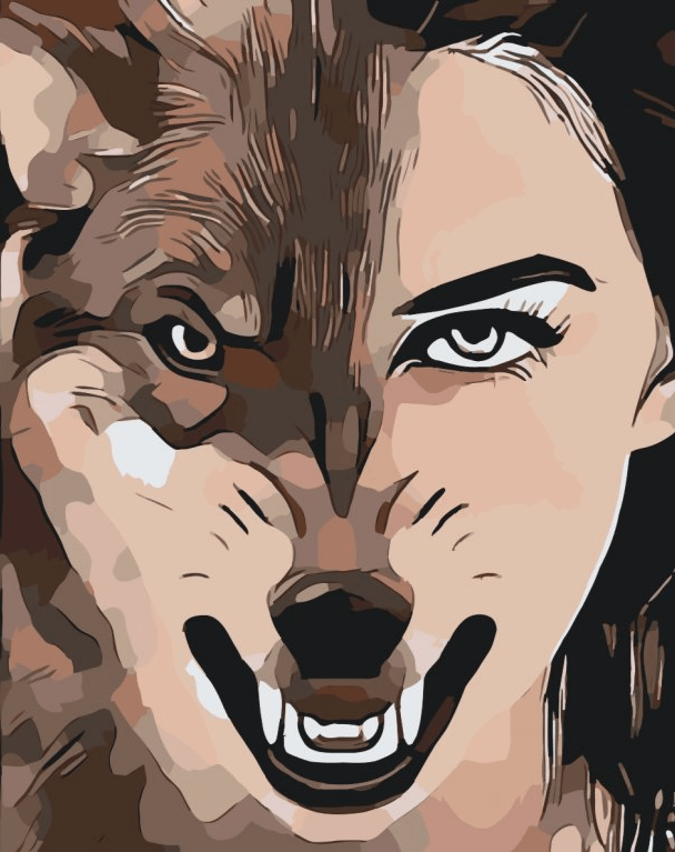 Diamond Painting - Pół człowieka - SEOS®