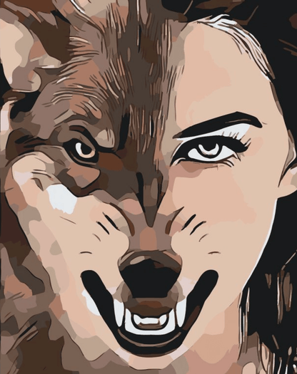 Diamond Painting - Pół człowieka - SEOS®