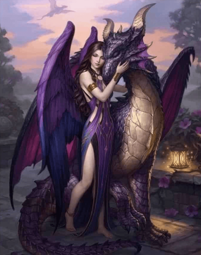 Diamond Painting Fee z Dragonem - SEOS Shop ®