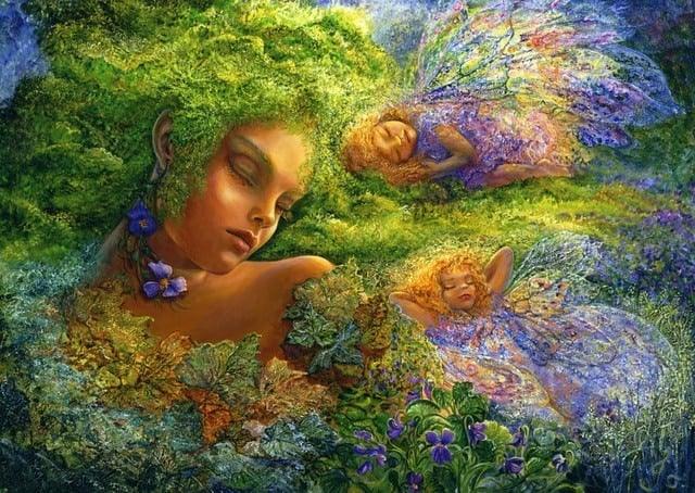 Diamond Painting Wróżki Dziewczynki Śpią - SEOS Shop ®