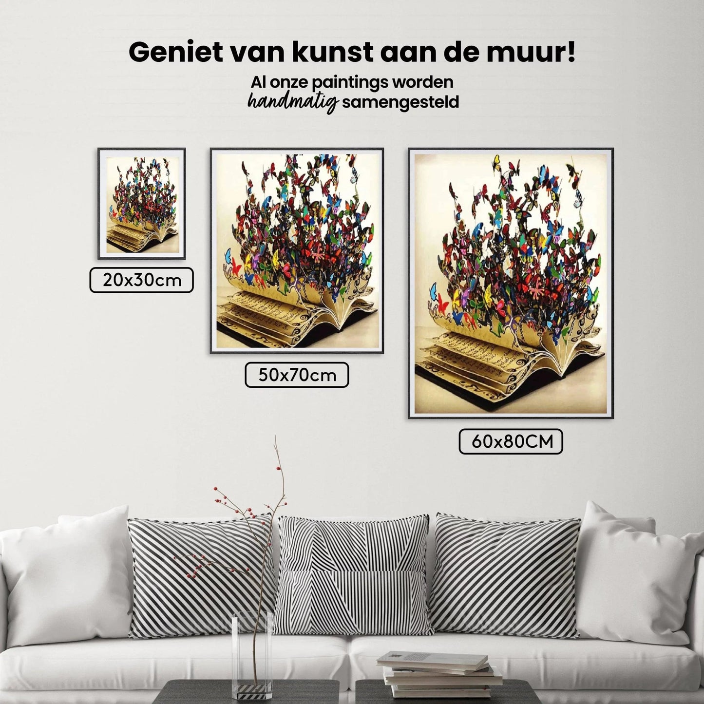 Diamond Painting Kolorowe motyle w książce – SEOS Shop ®