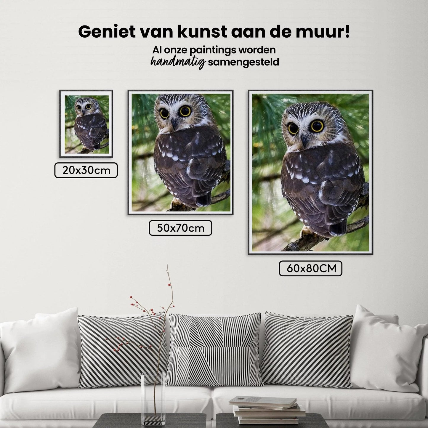 Diamond Painting Żółte Oczy Sowy - SEOS Shop ®