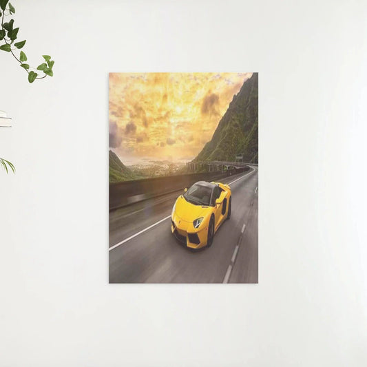 Diamond Painting Żółty Samochód Sportowy 30x40 cm - SEOS Shop ®