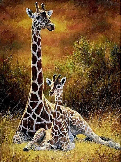 Diamond Painting Żyrafa Matka i Dziecko – SEOS Shop ®