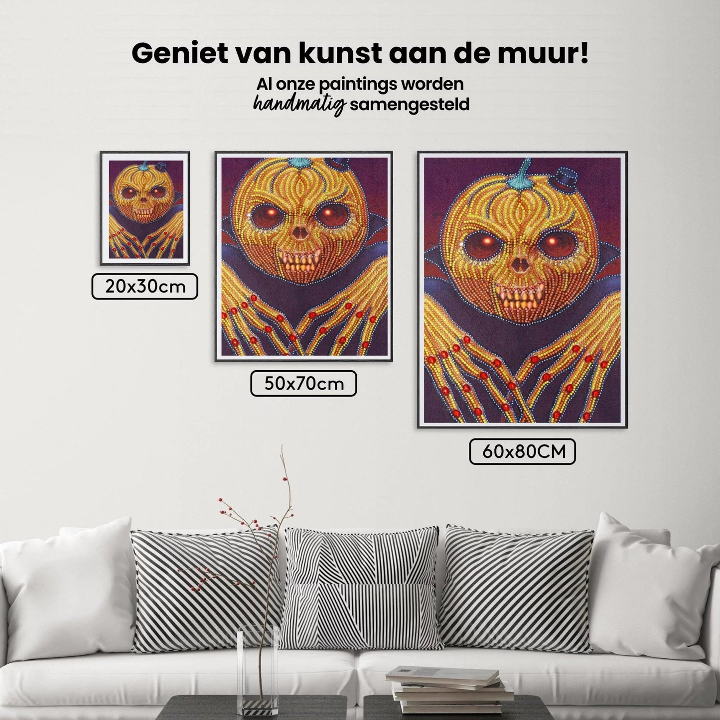 Diamond Painting Straszny Mężczyzna Dyniowy - SEOS Shop ®