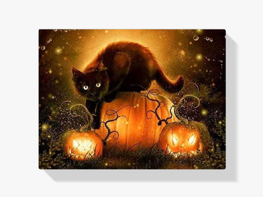 Diamond Painting Halloween Kot - SEOS Shop ®