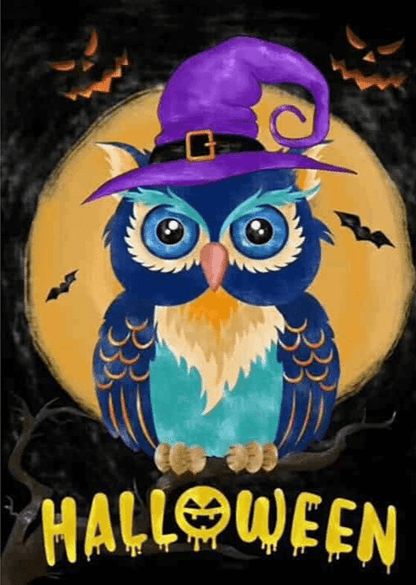 Diamond Painting Halloween Sowa - SEOS Shop ®
