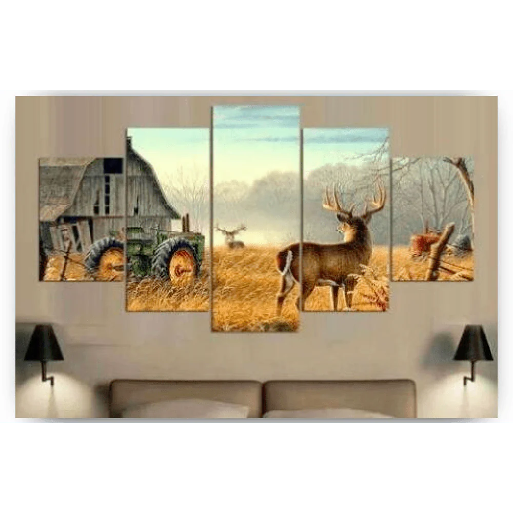 Diamond Painting Jelenie na Łące 5-częściowy - SEOS Shop ®