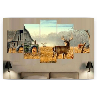 Diamond Painting Jelenie na Łące 5-częściowy - SEOS Shop ®