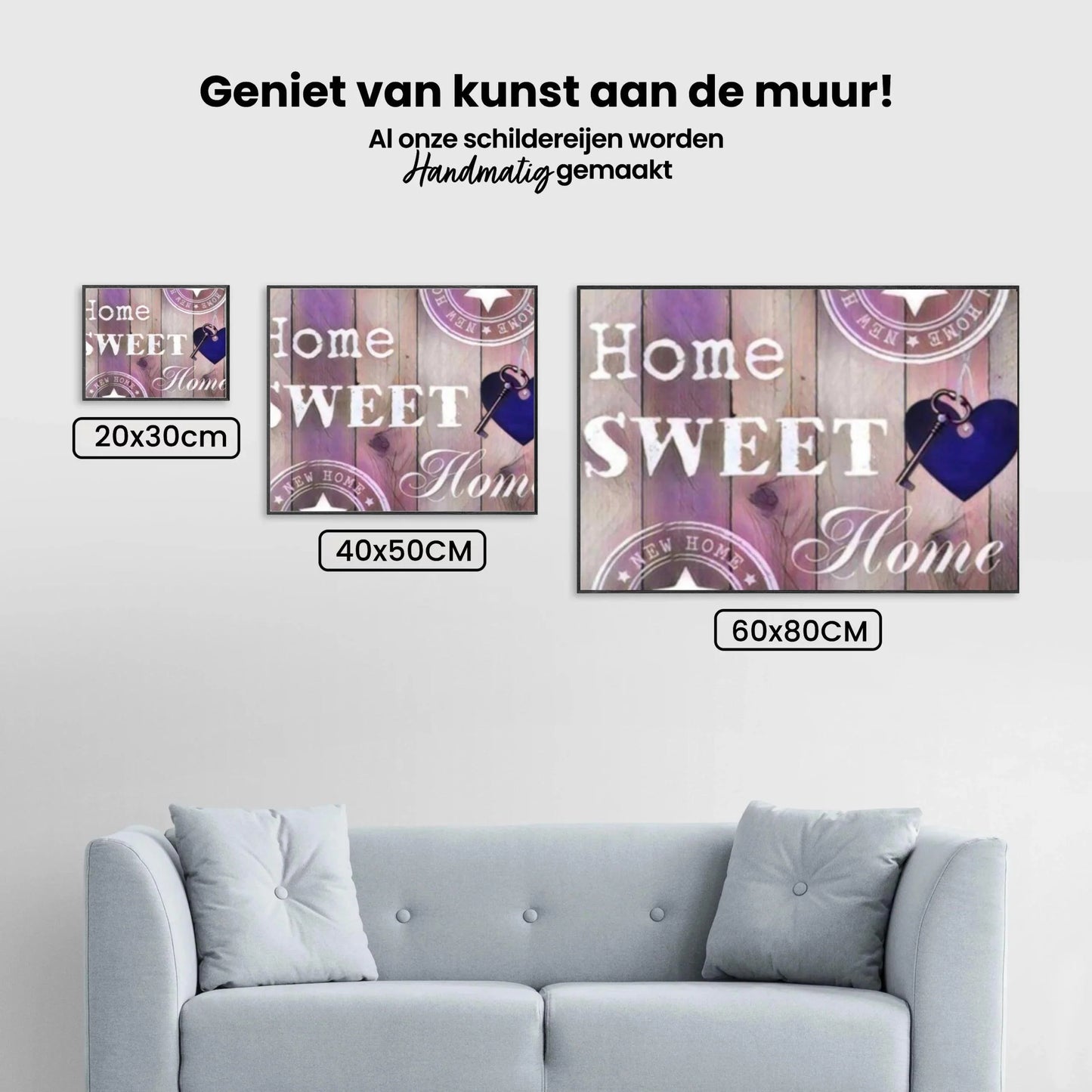Diamond Painting Home Sweet Home Jasno Różowy – SEOS Shop ®