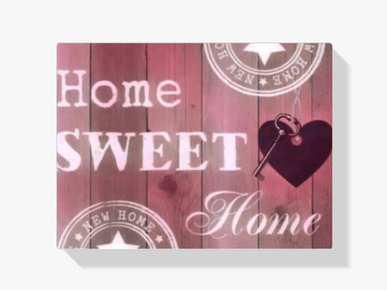 Diamond Painting Home Sweet Home Różowy 30x20cm – SEOS Shop ®