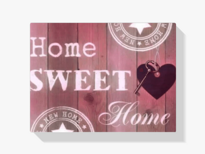Diamond Painting Home Sweet Home Różowy 30x20cm – SEOS Shop ®