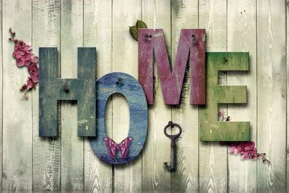 Diamond Painting Home z motylem i kluczem – SEOS Shop ®