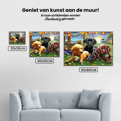 Diamond Painting Psy Bawią się - SEOS Shop ®