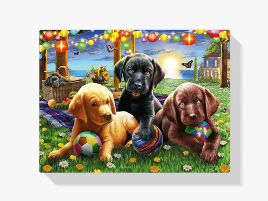 Diamond Painting Psy Bawią się - SEOS Shop ®