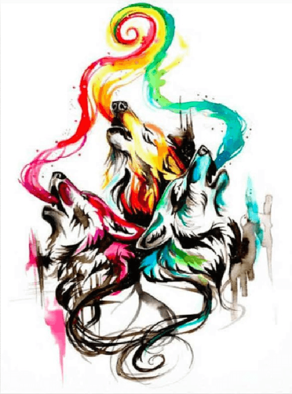 Diamond Painting Płaczące Wilki – SEOS Shop ®