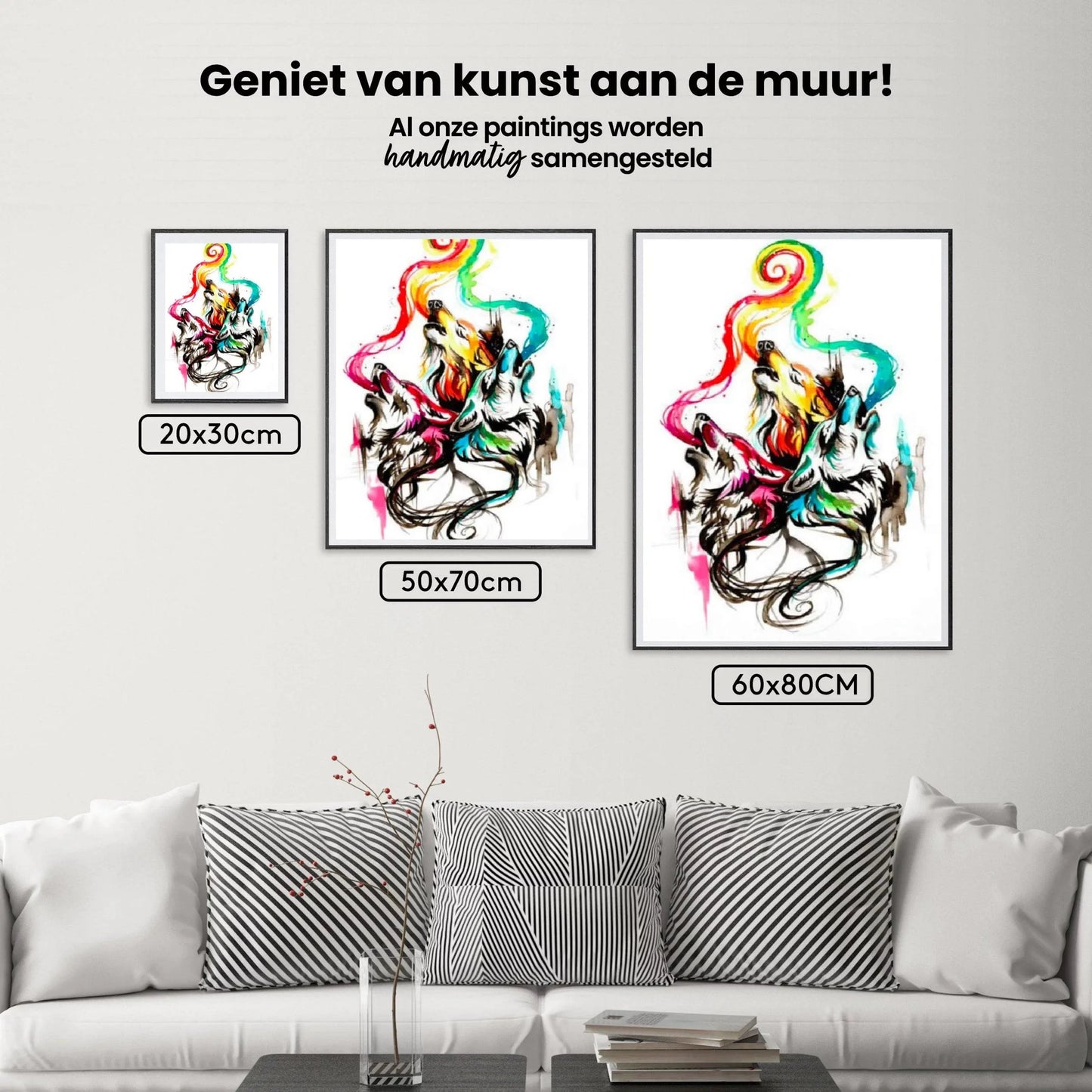 Diamond Painting Płaczące Wilki – SEOS Shop ®