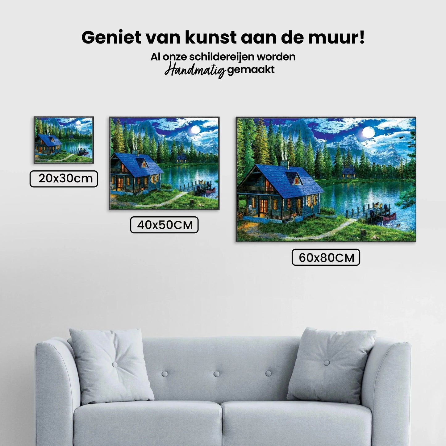Diamond Painting Dom nad Jeziorem - SEOS Shop ®