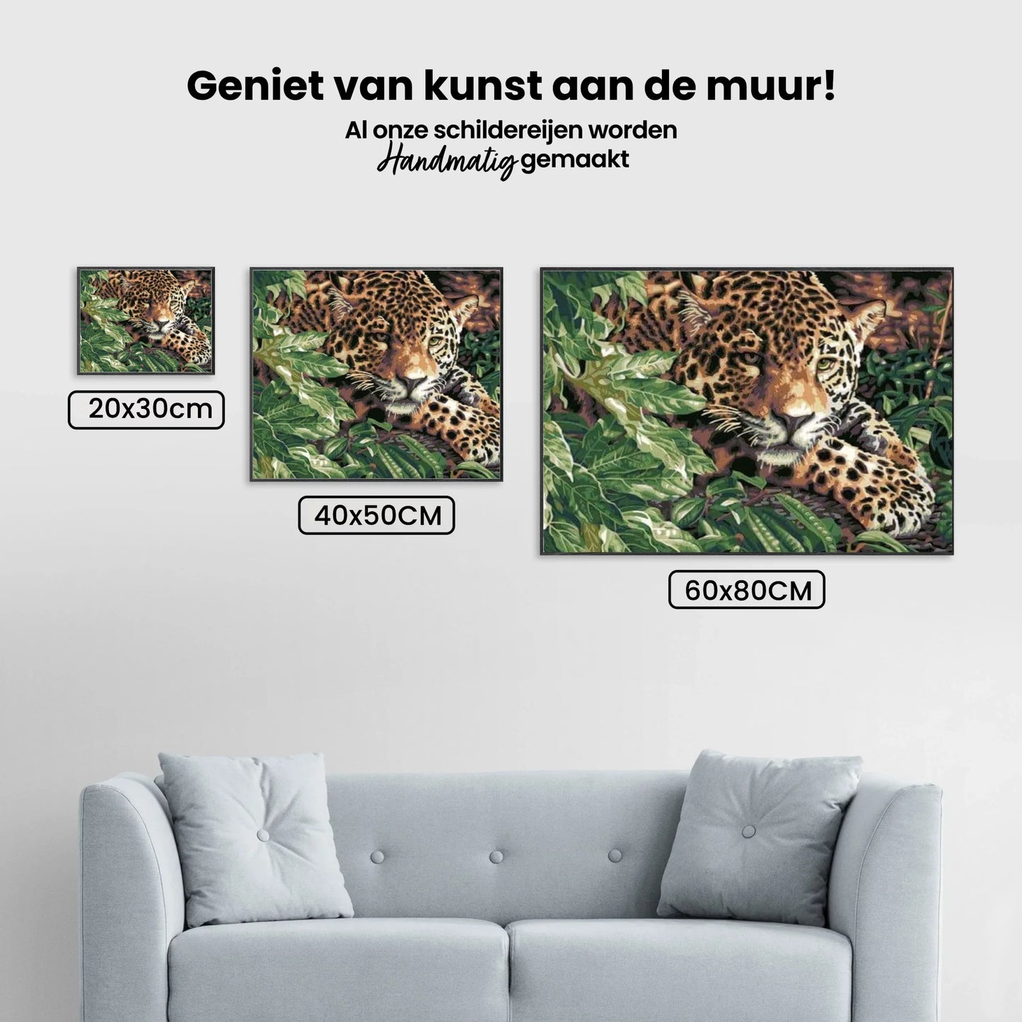 Diamond Painting Jachtluipaard Jungle 40x50 cm – SEOS Shop ®