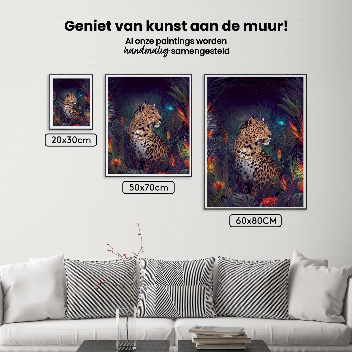Diamond Painting Jachtluipaard z motylem - SEOS Shop ®