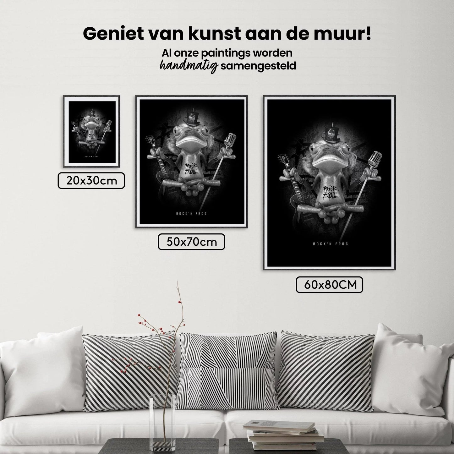 Diamond Painting Kameleon czarno-biały – SEOS Shop ®