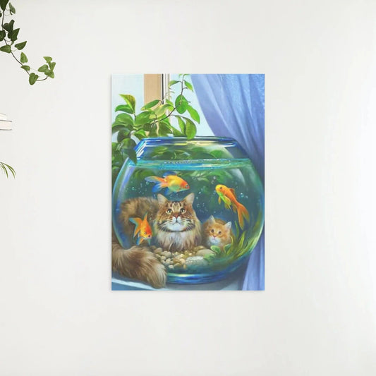 Diamond Painting Kot z Rybą - SEOS Shop ®