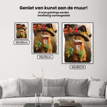 Diamond Painting Kot z kapeluszem - SEOS Shop ®