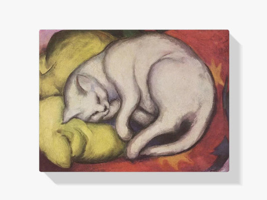 Diamond Painting - Kot na żółtej poduszce - SEOS®
