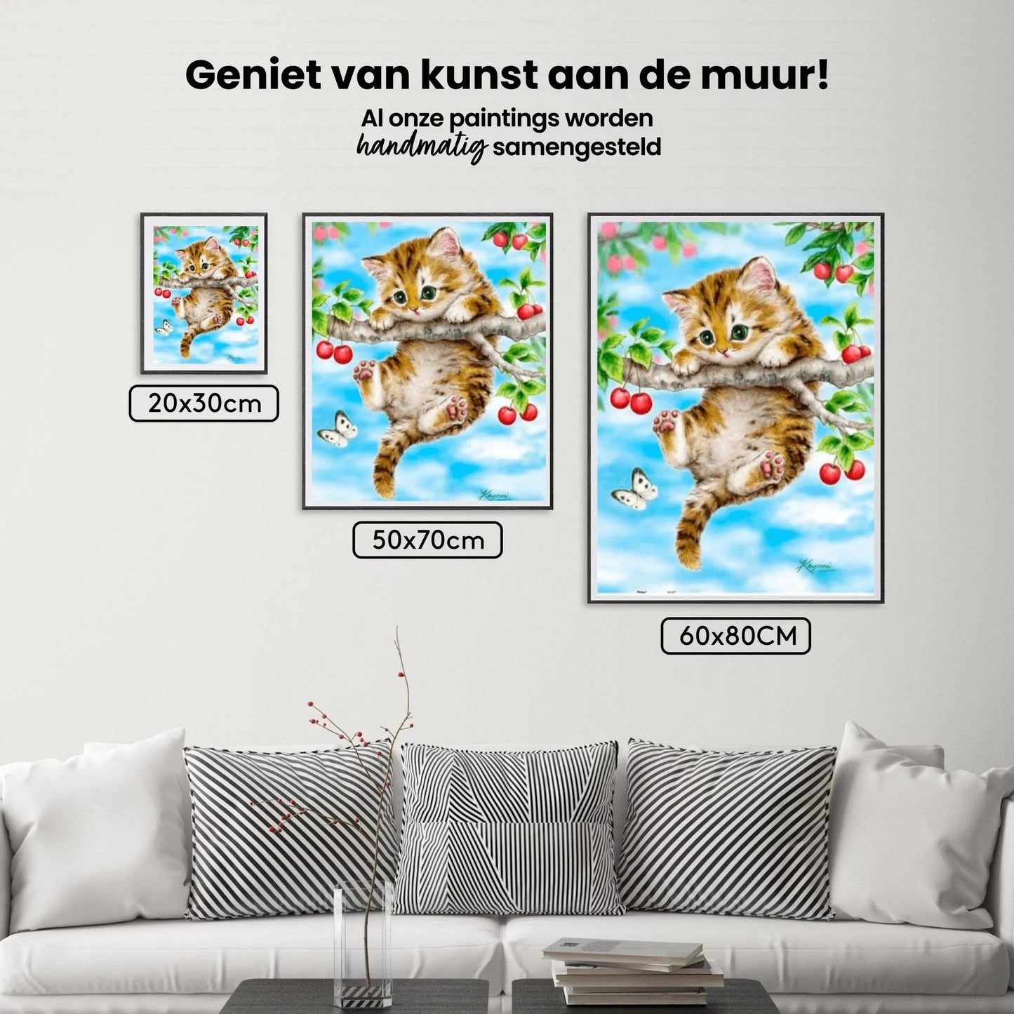 Diamond Painting Kot na gałęzi - SEOS Shop ®