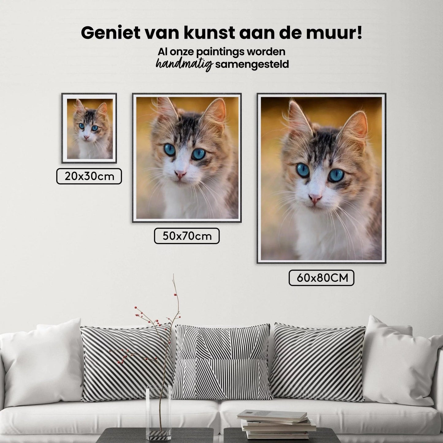 Diamond Painting Kitten z niebieskimi oczami - SEOS Shop ®