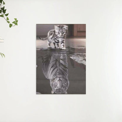 Diamond Painting Kotek na Tygrysa – SEOS Shop ®