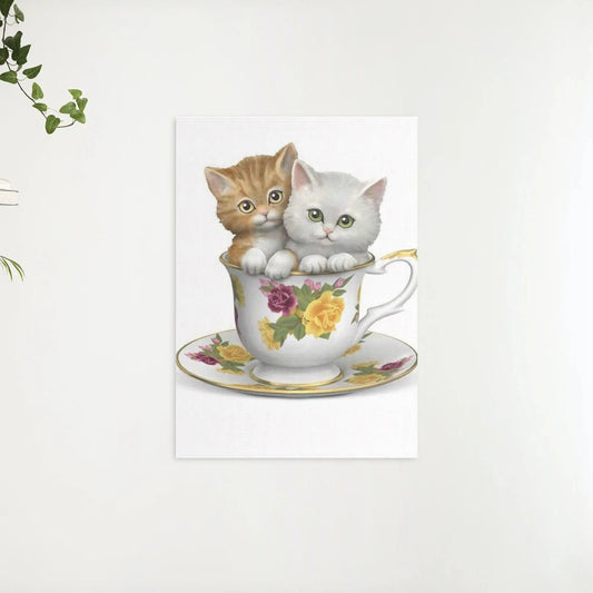 Diamond Painting Kocięta w filiżance - SEOS Shop ®