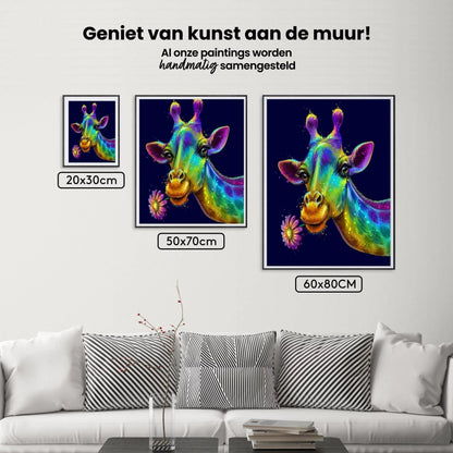 Diamond Painting Kolorowa Żyrafa - SEOS Shop ®