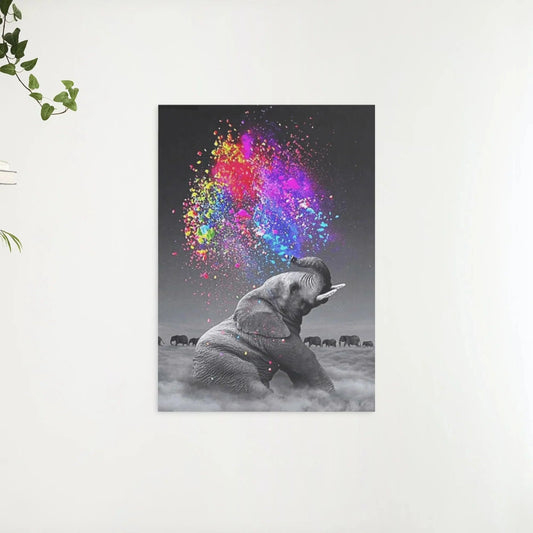 Diamond Painting Kolorowy Słoń - SEOS Shop ®