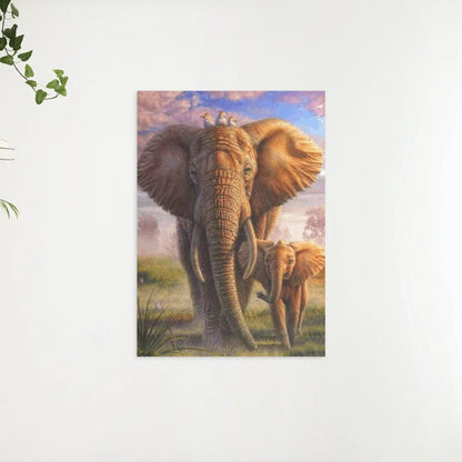 Diamond Painting Kolorowa Safari Słoń - SEOS Shop ®