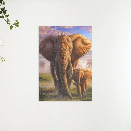 Diamond Painting Kolorowa Safari Słoń - SEOS Shop ®