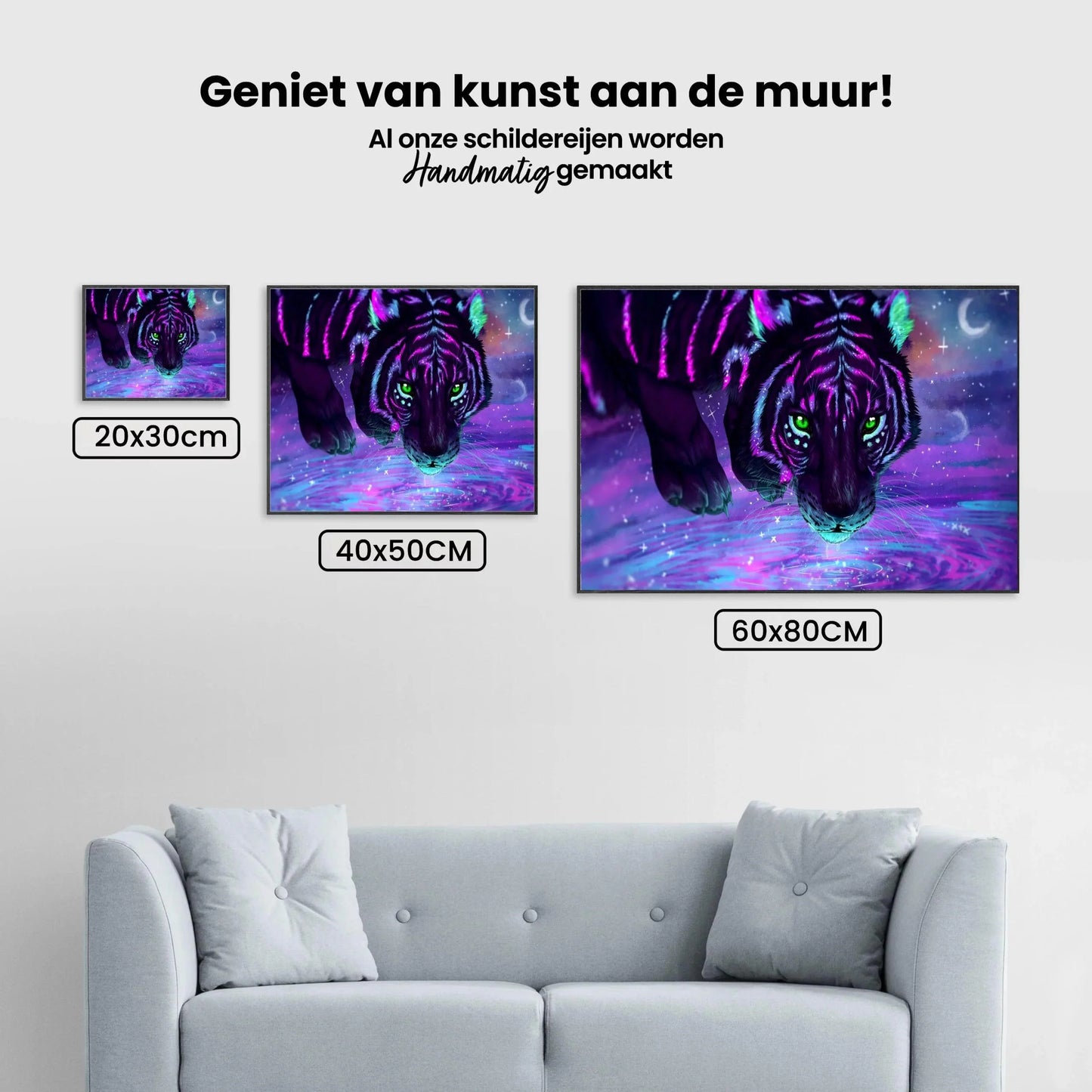 Diamond Painting Kolorowy Tygrys - SEOS Shop ®