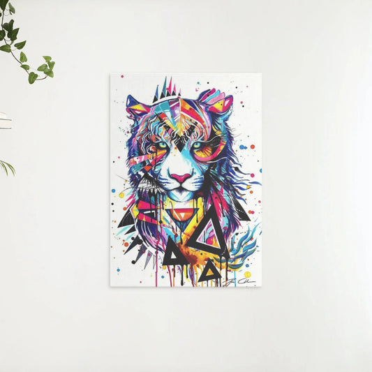 Diamond Painting Kolorowy Tygrys - SEOS Shop ®