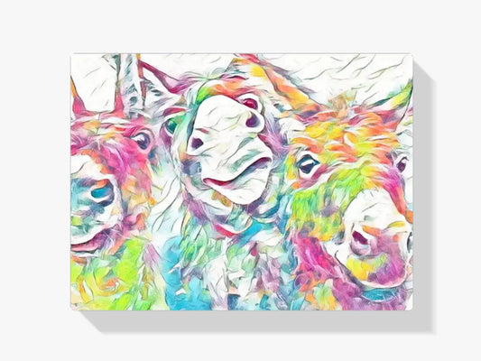 Diamond Painting Kolorowe osły - SEOS Shop ®