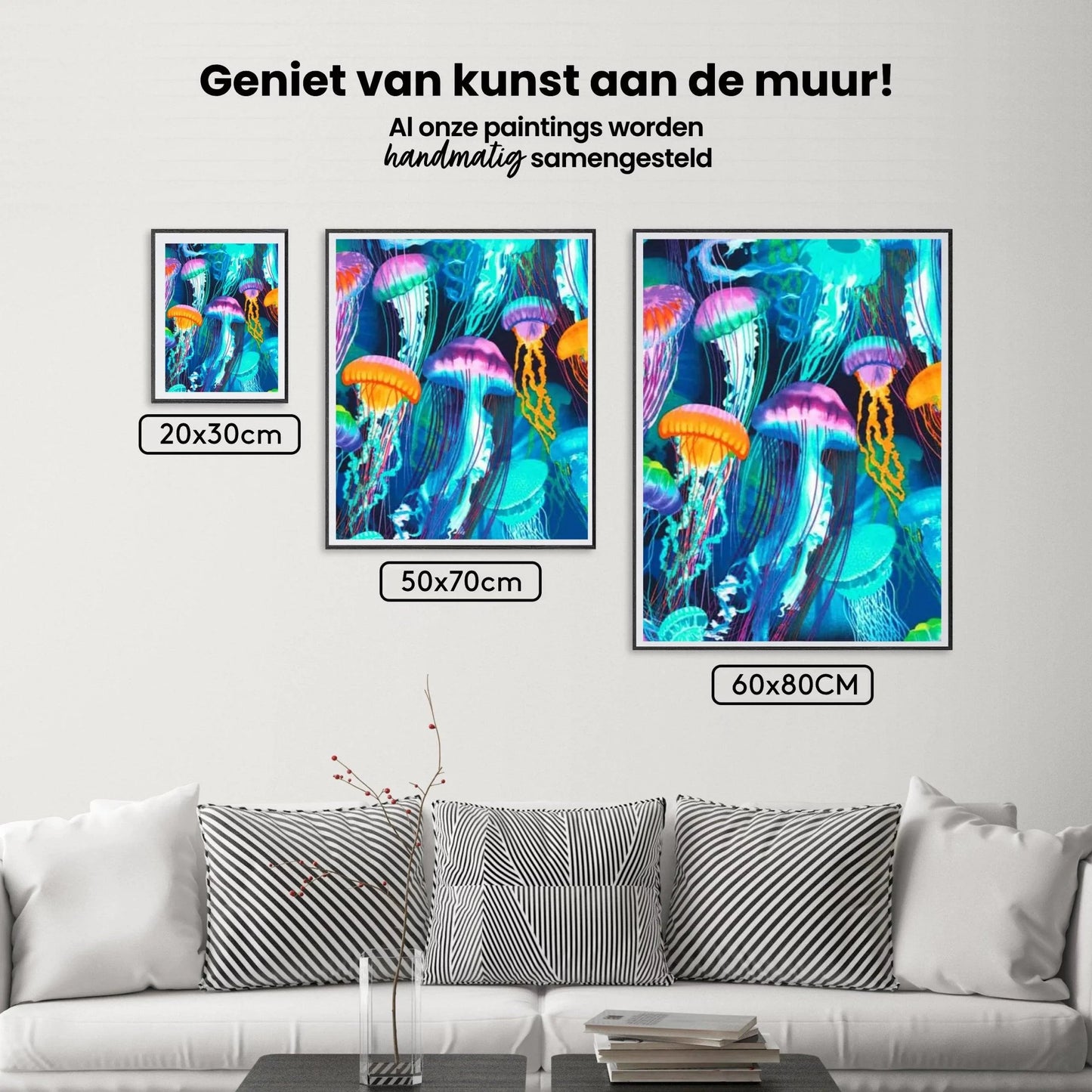 Diamond Painting Kolorowe meduzy - SEOS Shop ®
