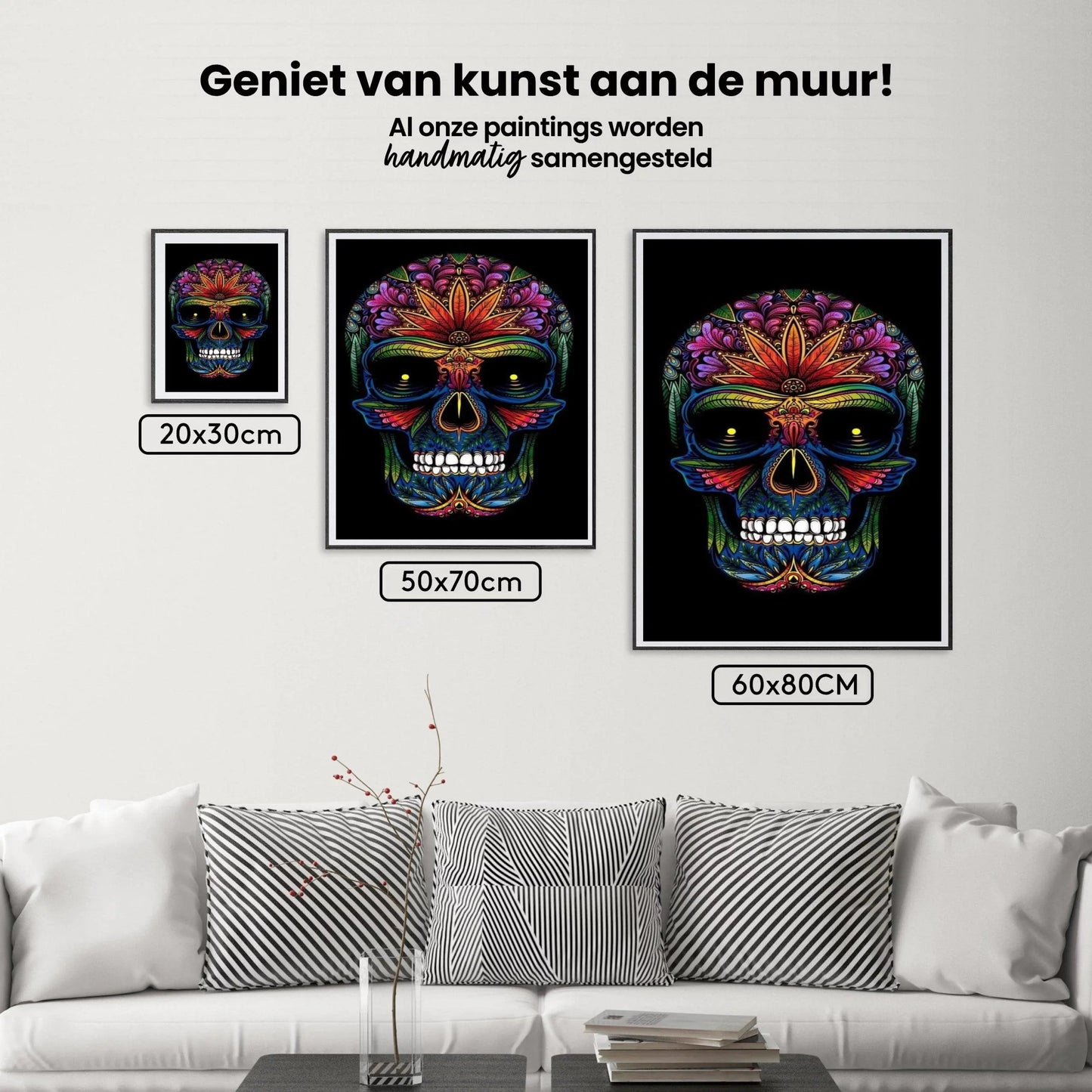 Diamond Painting Kolorowa czaszka - SEOS Shop ®