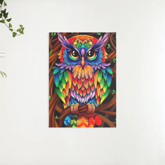 Diamond Painting Kolorowa sówka - SEOS Shop ®