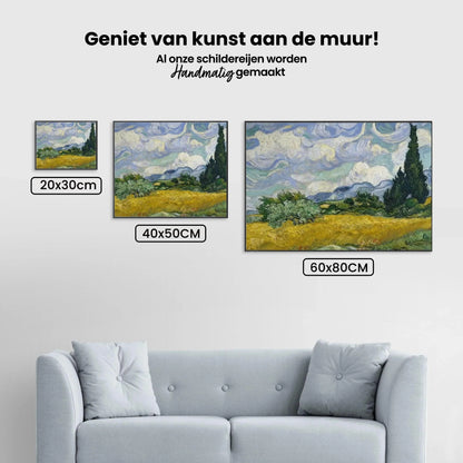 Diamond Painting Korenveld z cyprysami - SEOS Shop ®