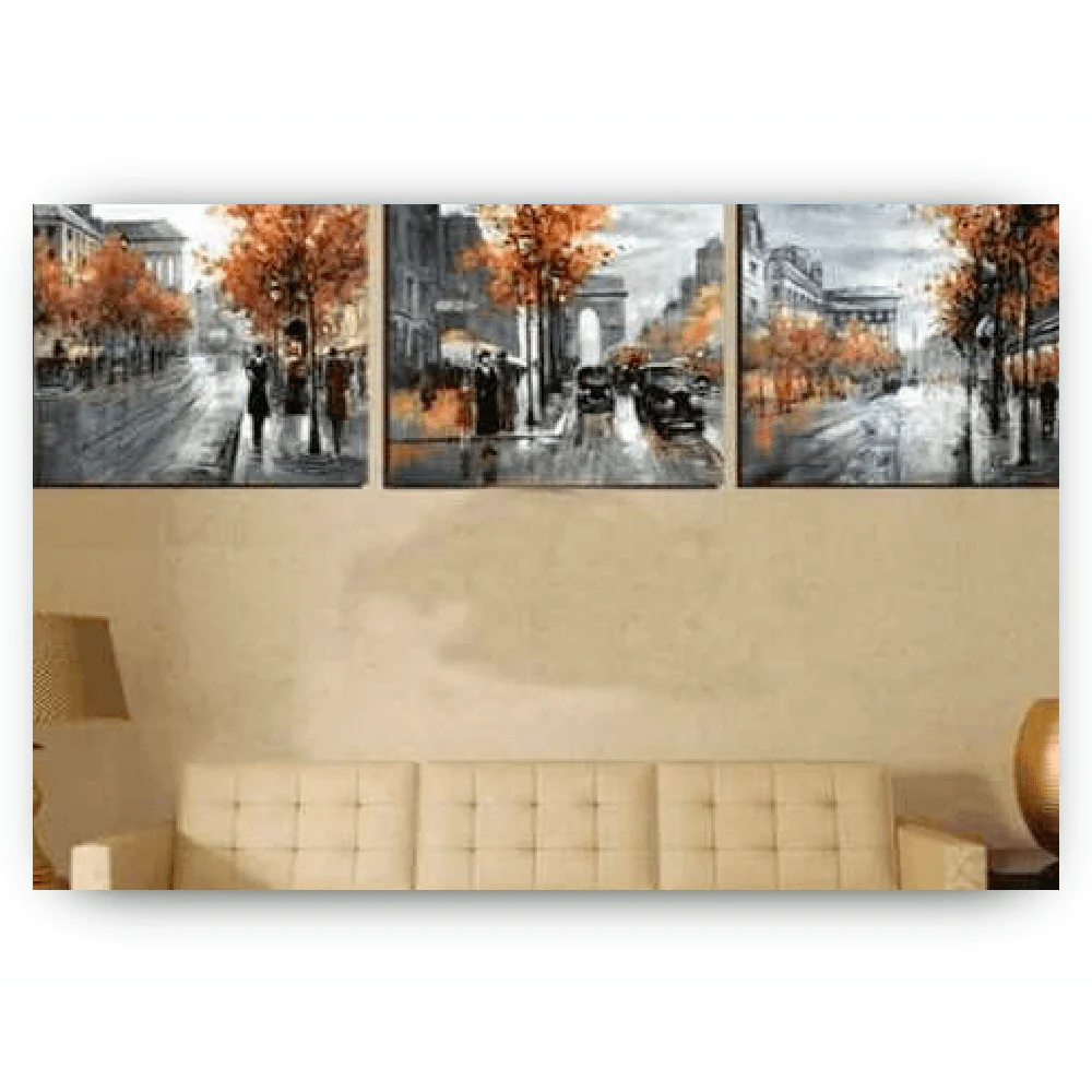 Diamond Painting Londyn w deszczu 3 części - SEOS Shop ®