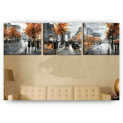 Diamond Painting Londyn w deszczu 3 części - SEOS Shop ®