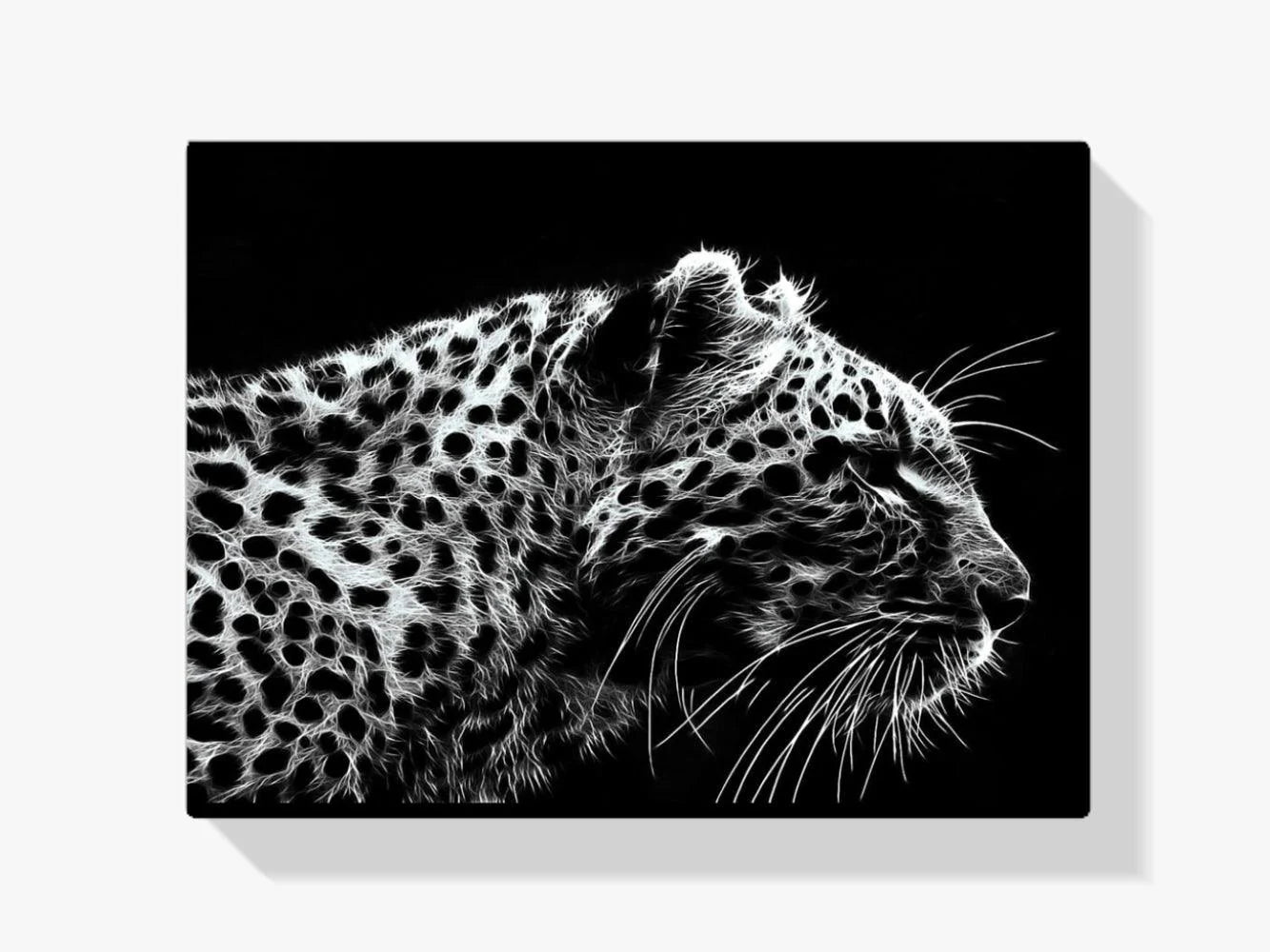 Diamond Painting Lampart czarno-biały - SEOS Shop ®