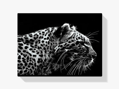 Diamond Painting Lampart czarno-biały - SEOS Shop ®